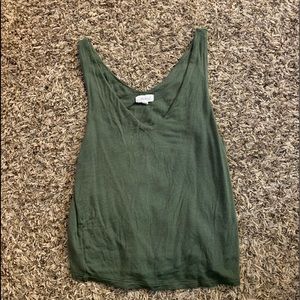 Dry Goods army green tank